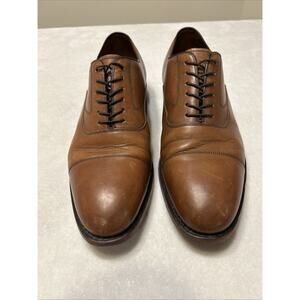Johnston Murphy Shoes Mens Size 10.5 D Brown Leather Oxford Optima Comfort